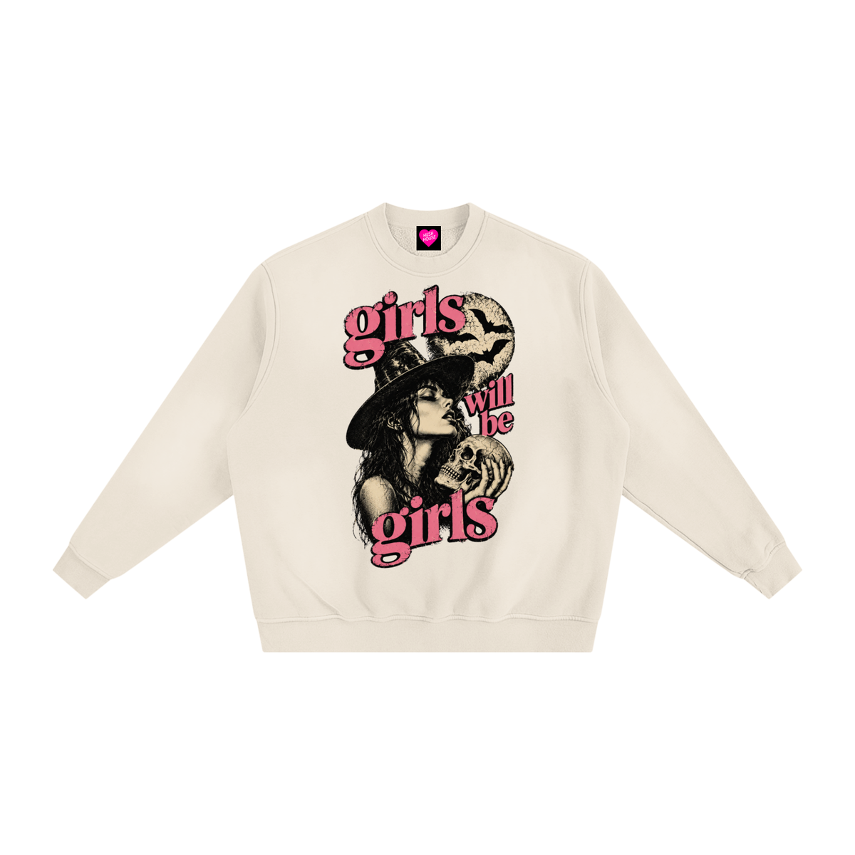 Girls Will Be Girls Sun Faded Fleeced Sweatshirt