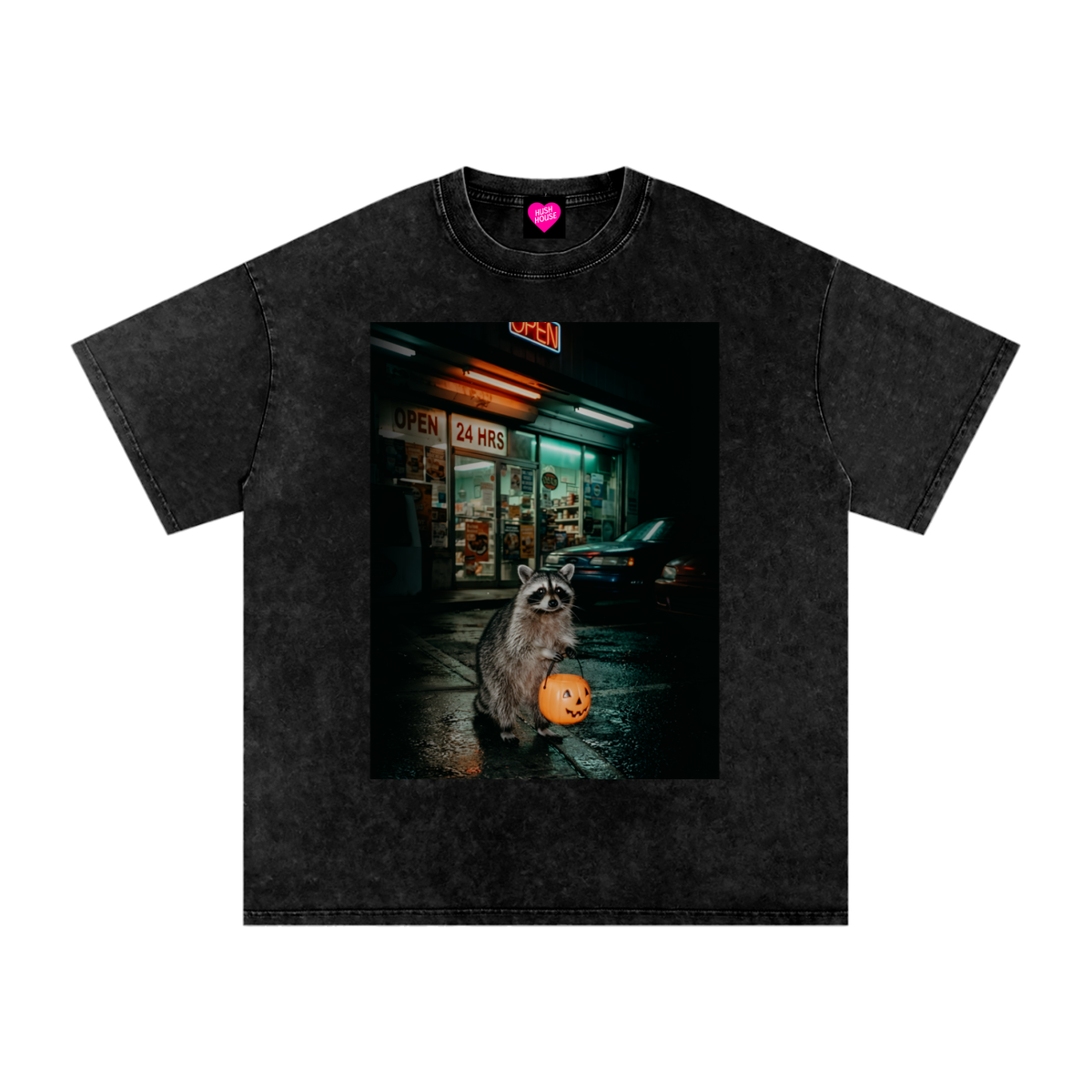Late Night Stops Oversized tee