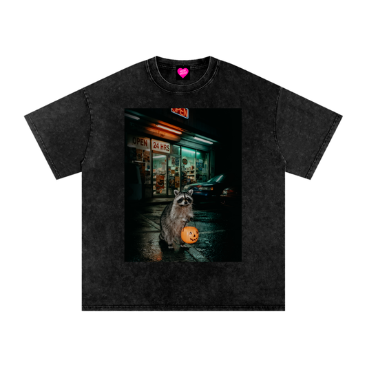 Late Night Stops Oversized tee