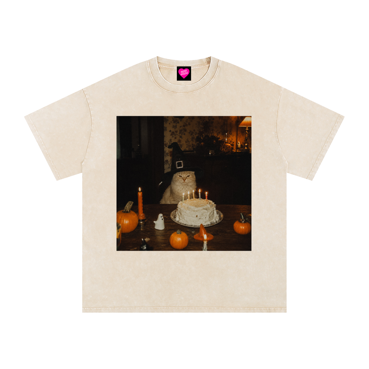Kitty Witch Oversized Tee
