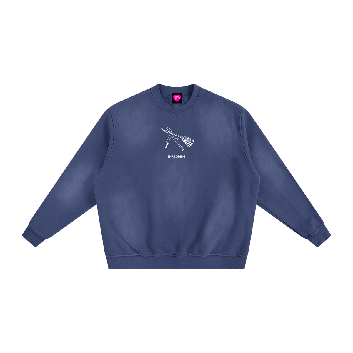 Skater Girl  Sun Faded Fleeced Sweatshirt