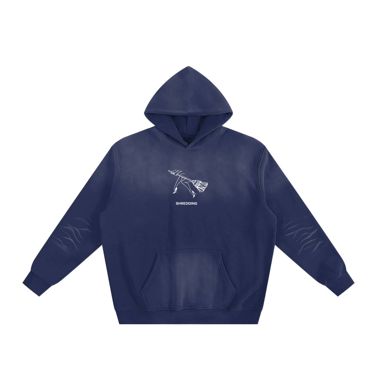 Skater Girl Sun Fade Fleeced Hoodie