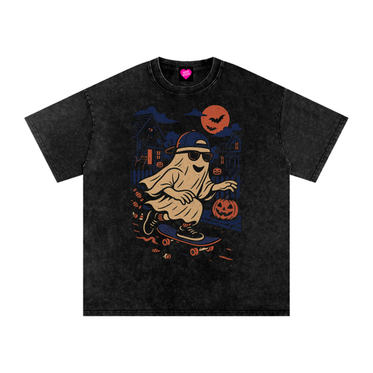 Skater Boo Oversized Tee