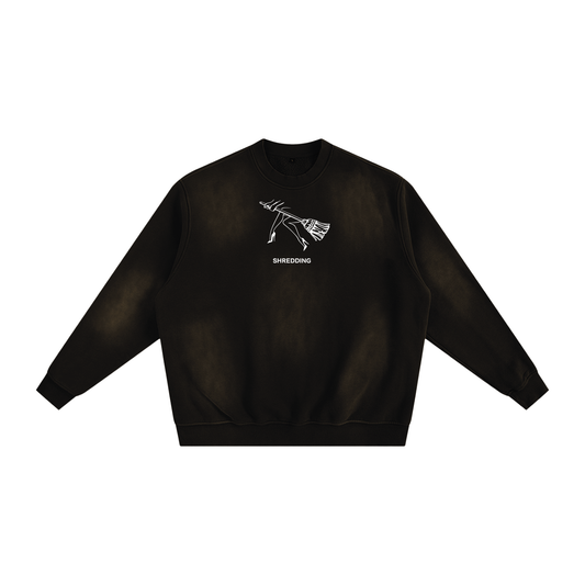 Shredding Sunfade Fleeced Sweatshirt