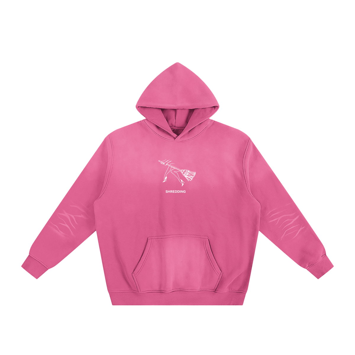 Skater Girl Sun Fade Fleeced Hoodie