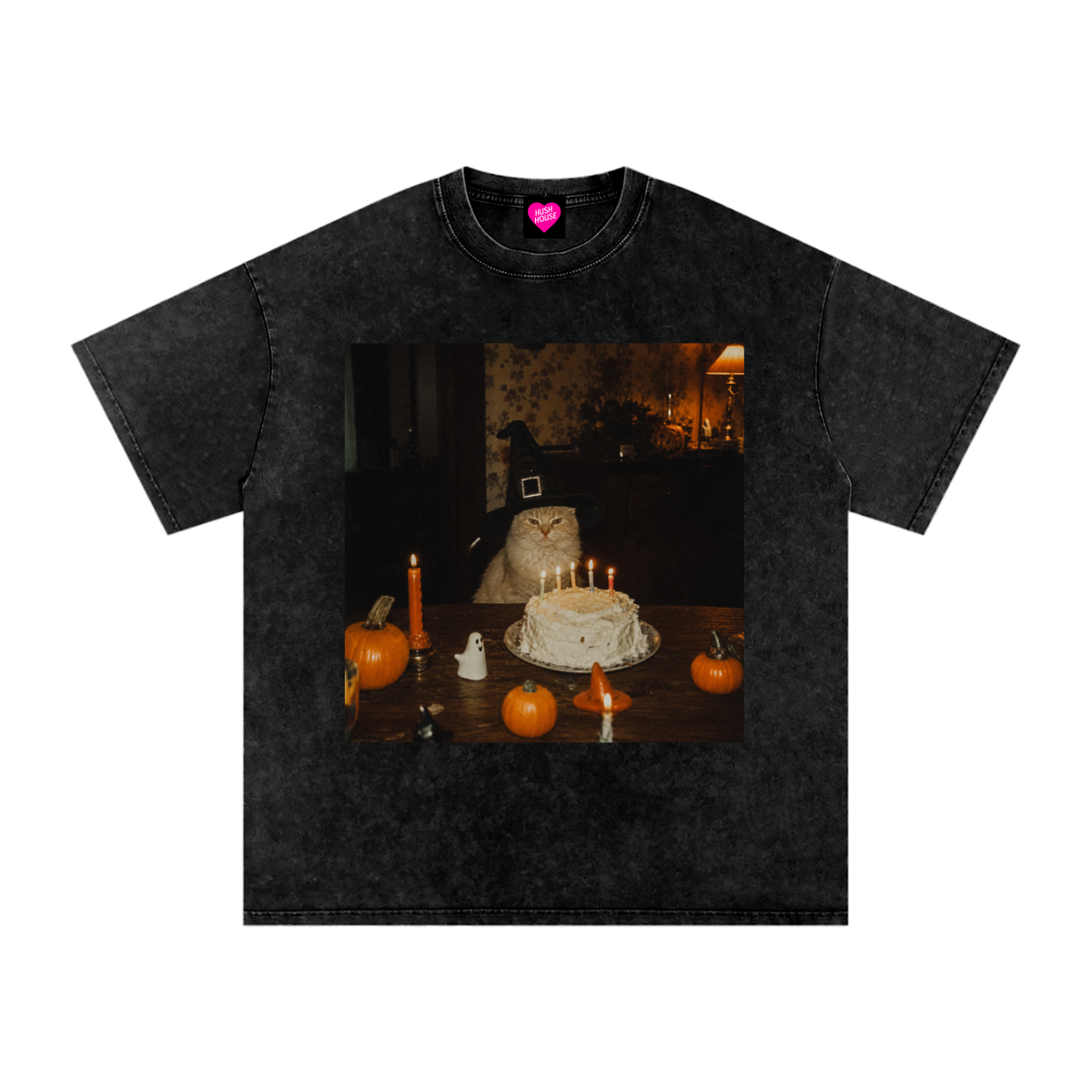 Kitty Witch Oversized Tee