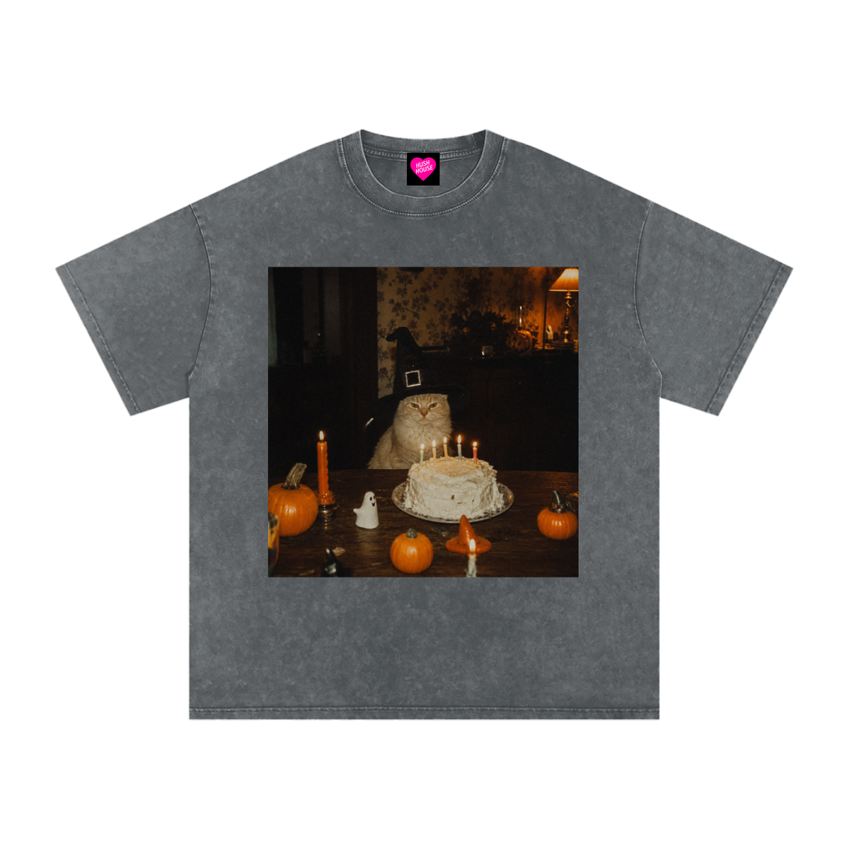 Kitty Witch Oversized Tee