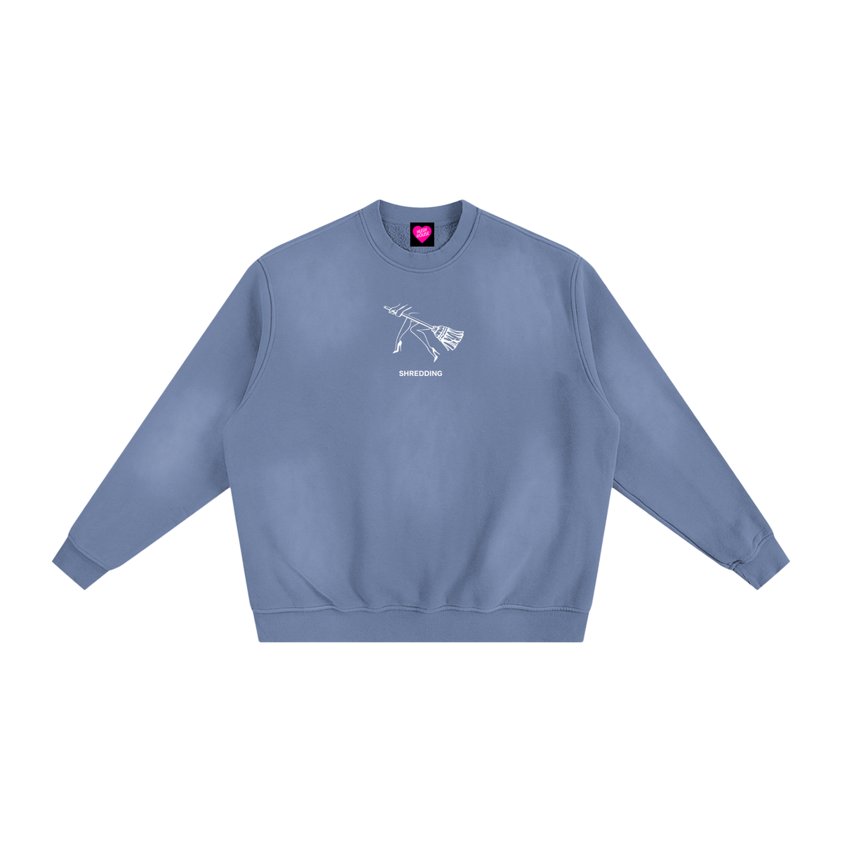 Skater Girl  Sun Faded Fleeced Sweatshirt