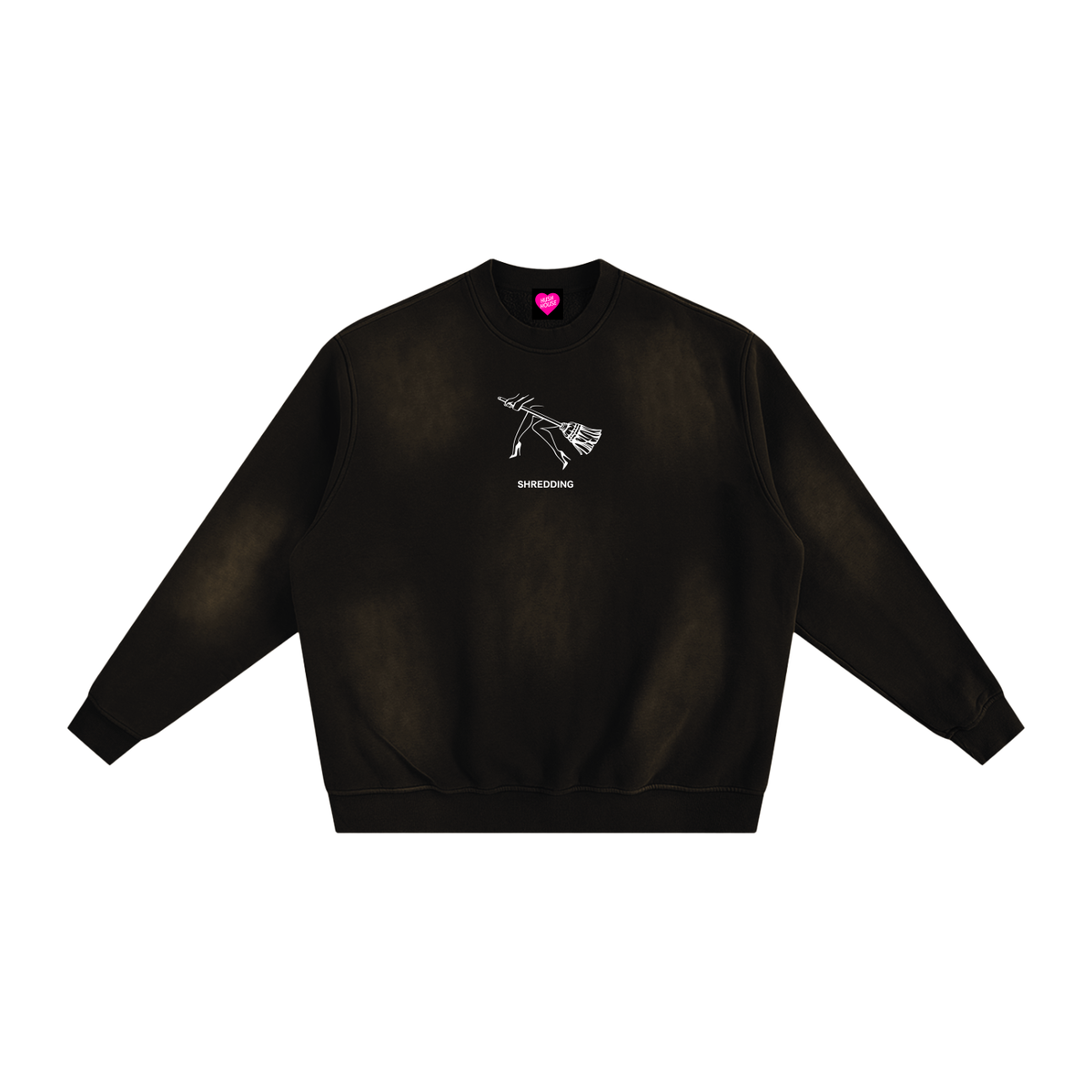 Skater Girl  Sun Faded Fleeced Sweatshirt